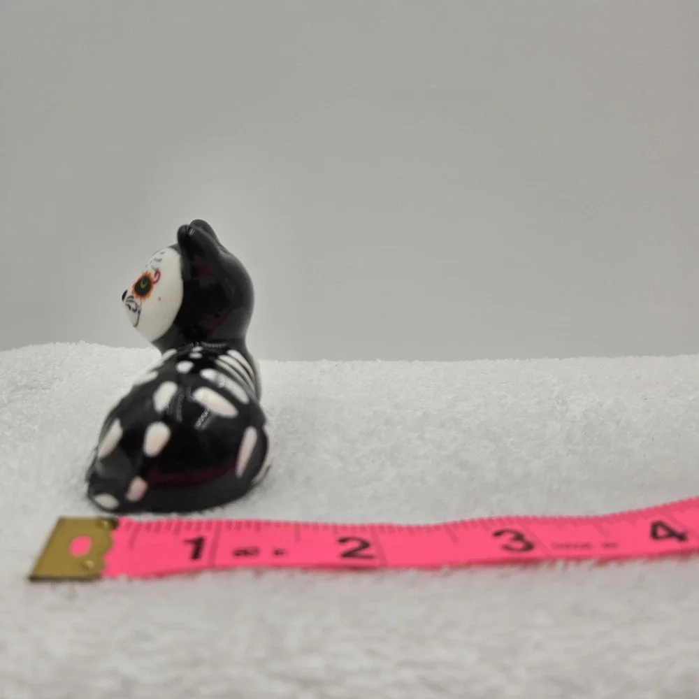 Halloween Cat Dog Sugar Skull Dia De Muertos Day of Dead Salt & Pepper Shakers